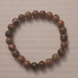 4/$60 Crystal Bracelet - Brownish Gemstones